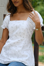 Kiara Top in Lavender Breeze