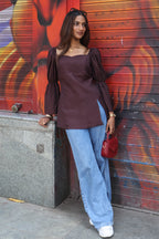 Anika Top in Espresso